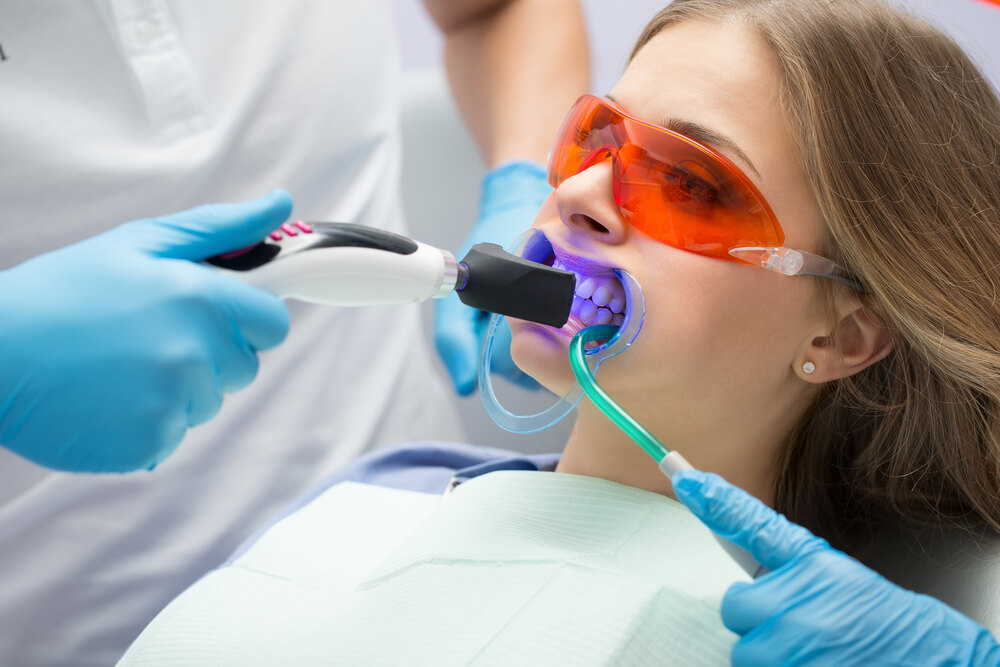 professional teeth whitening treatment